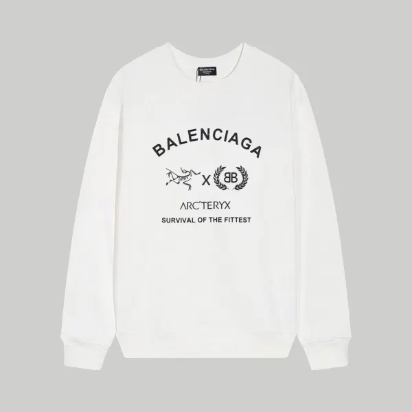 Balenciaga x Arc'teryx Survival of the Fittest White Hoodie - 1