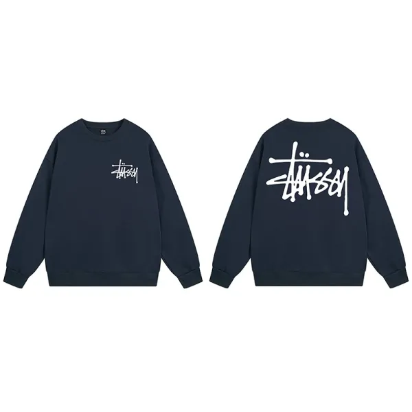 Stussy Flame Logo Crewneck Sweatshirt - 24