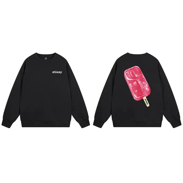 Stussy Flame Logo Crewneck Sweatshirt - 15