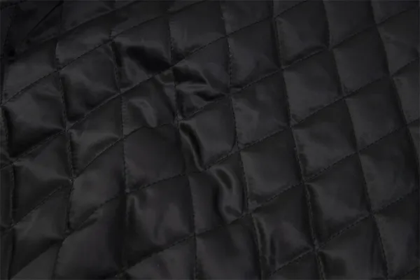 Stone Island Leather Varsity Jacket Black - 3