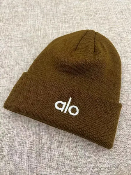 Alo Yoga Beanie White Knit Hat - 6
