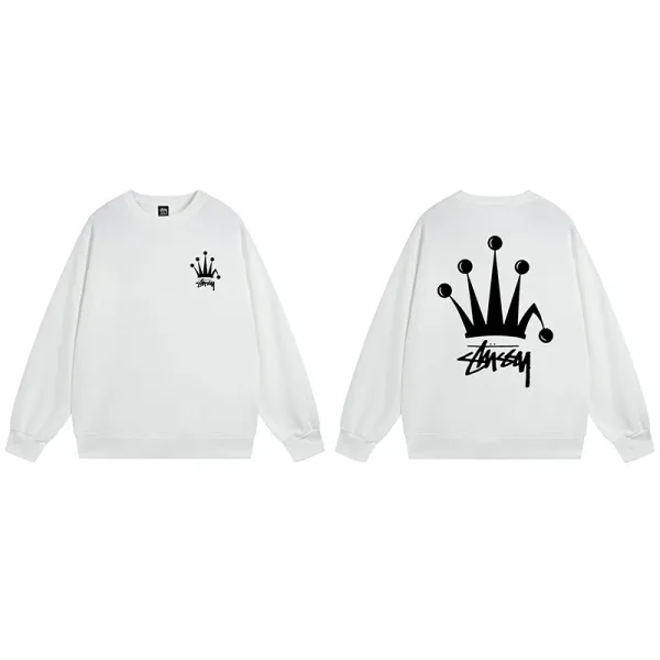 Stussy Flame Logo Crewneck Sweatshirt - 16