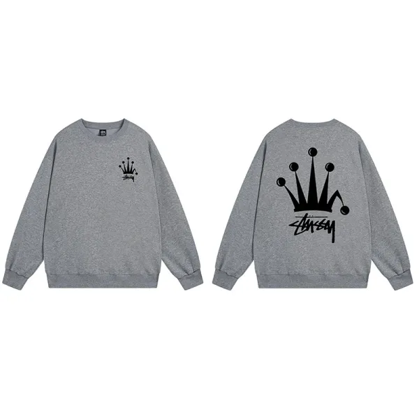 Stussy Flame Logo Crewneck Sweatshirt - 21
