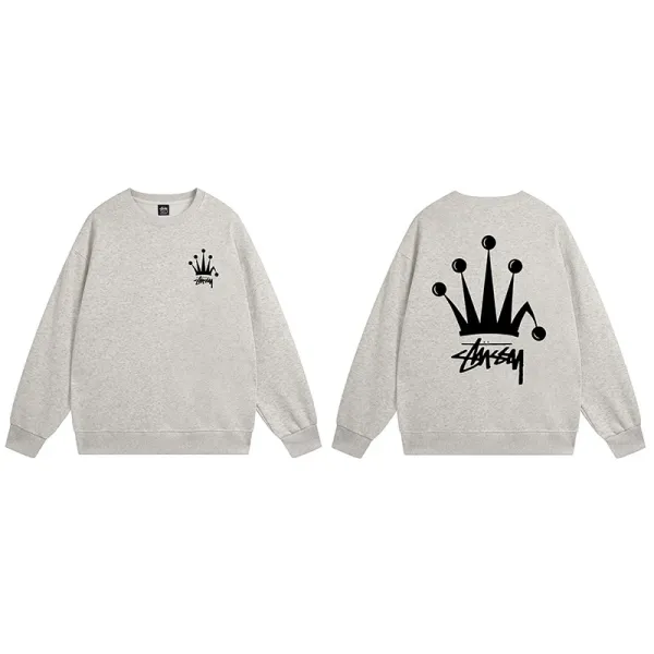 Stussy Flame Logo Crewneck Sweatshirt - 20