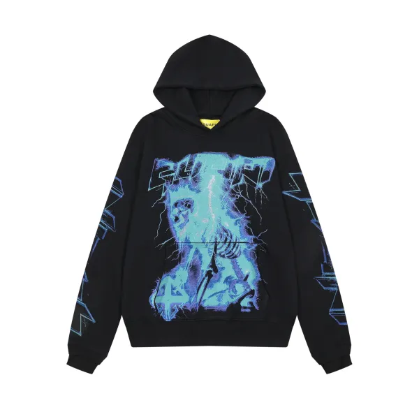 Guapi Cyberpunk Queen Black Pink Graphic Hoodie - 26