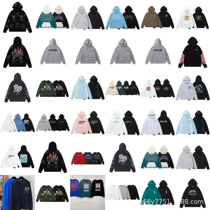 AMI Graffiti Embroidered Hoodie