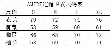 Amiri Angel Hoodie Black - 3