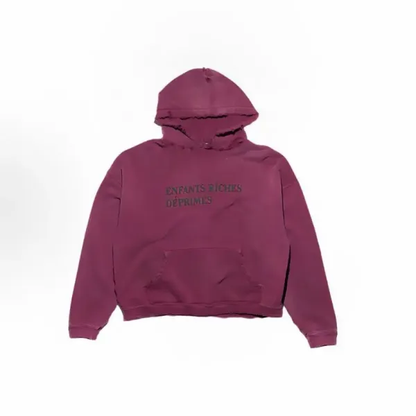 Enfants Riches Déprimés Hoodie Burgundy - 1