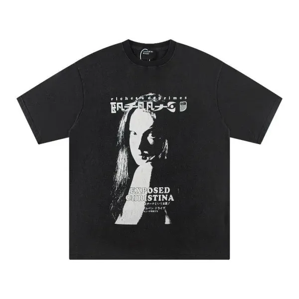 Riches & Crimes Exposed Christina Black T-Shirt - 1