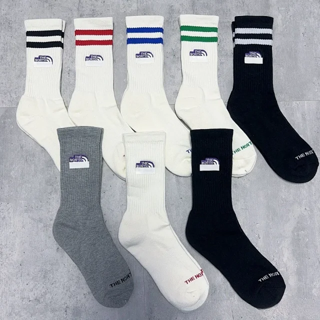 The North Face Socks Ribbed crew with contrast double stripes product detail image 1