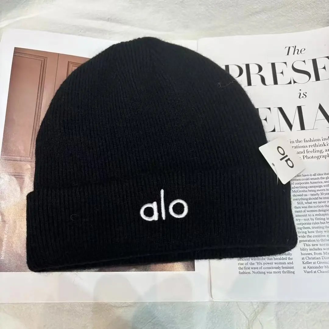 Alo Yoga Hats Ribbed Knit Cuffed Beanie image 3