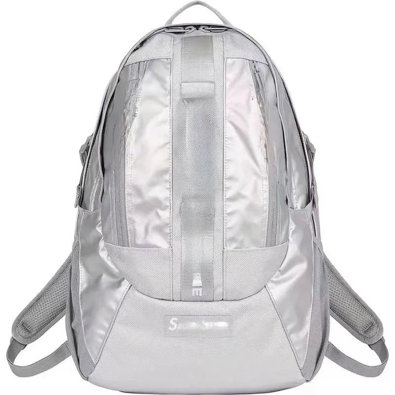 Supreme Reflective Nylon Backpack Silver