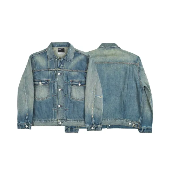 Denim Tears x Supreme Denim Jacket Light Wash Blue Denim-Jacket - 1