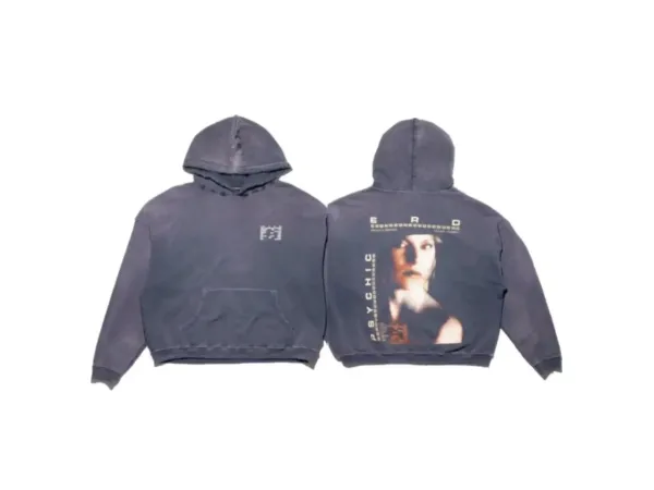 Erdem x Psychic Hoodie Charcoal Washed Hoodie - 1