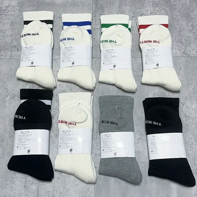The North Face Socks Ribbed crew with contrast double stripes product detail image 2