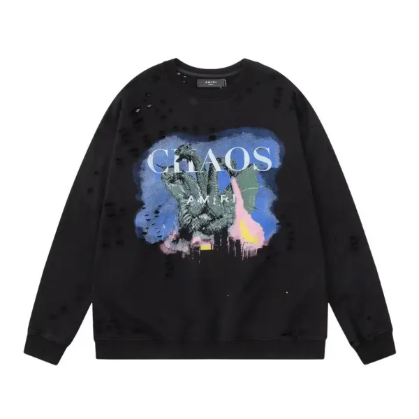 Amiri Angel Hoodie Black - 24