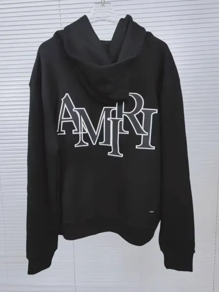 Amiri Angel Hoodie Black - 13