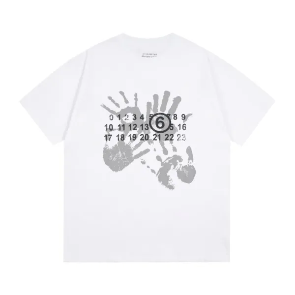 Off-White 123456 Graphic T-Shirt Black - 24