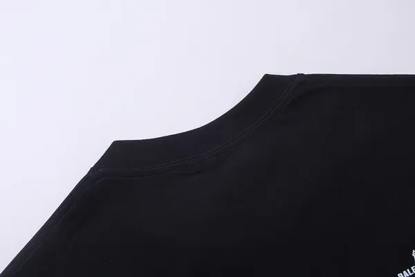 Balenciaga Heart Logo Long-Sleeve T-Shirt Black - 5