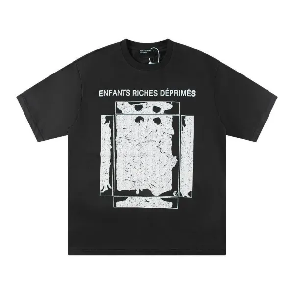 Enfants Riches Déprimés Graphic Print Black T-Shirt - 1
