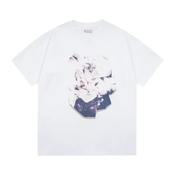 Maison Margiela Artisanal Fragmented Face Graphic T-Shirt White - 1