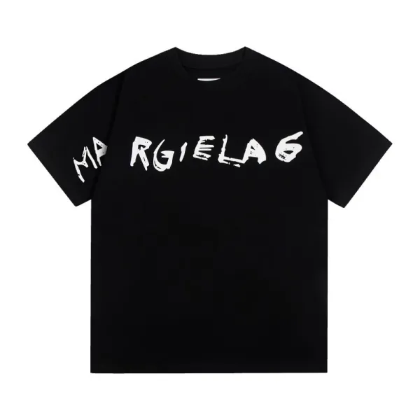 Off-White 123456 Graphic T-Shirt Black - 39