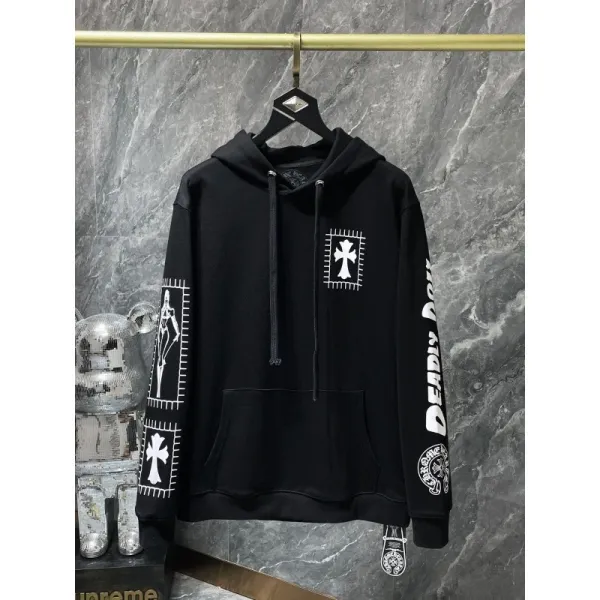Chrome Hearts Deadly Doll Black Hoodie - 1