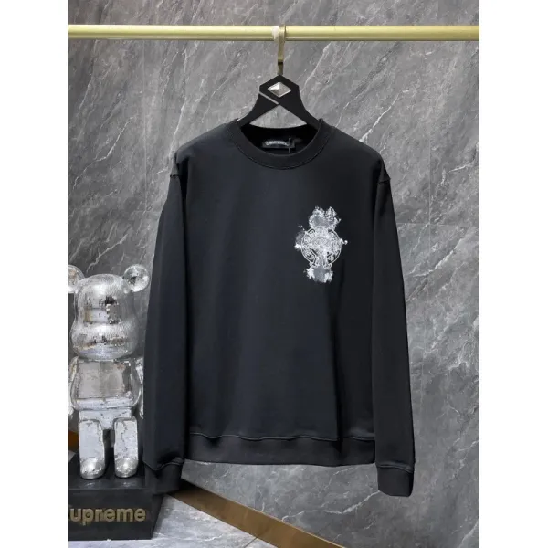 Chrome Hearts x Supreme Black Graphic Hoodie - 1