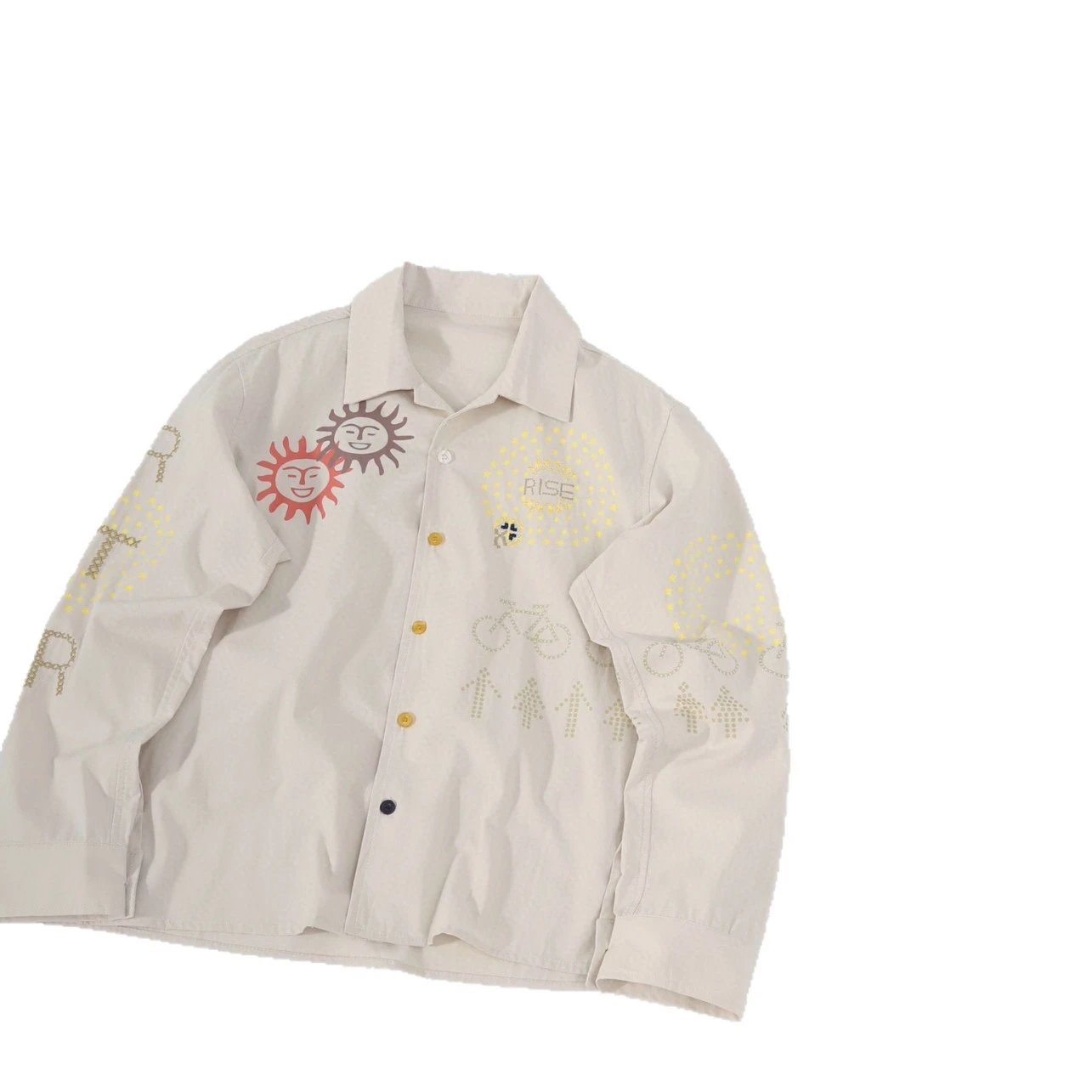 Vintage Outing Print Casual Shirt