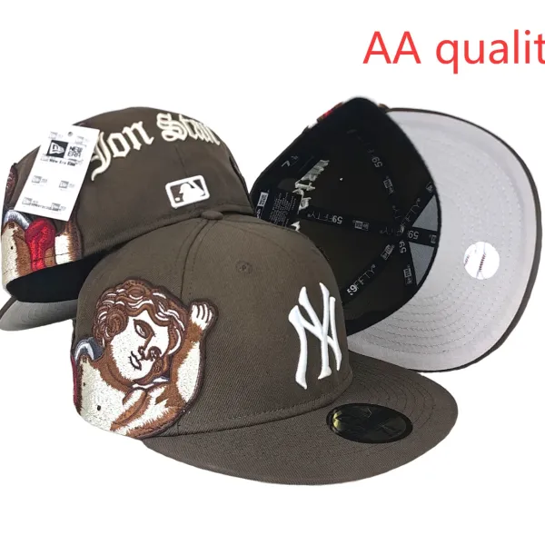 New Era x MLB New York Yankees Brown Angel Embroidery 59FIFTY Fitted Cap - 1