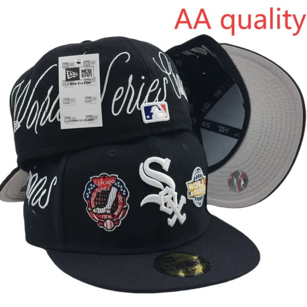 New Era Chicago White Sox 2005 World Series Commemorative 59FIFTY Fitted Cap Black - 1