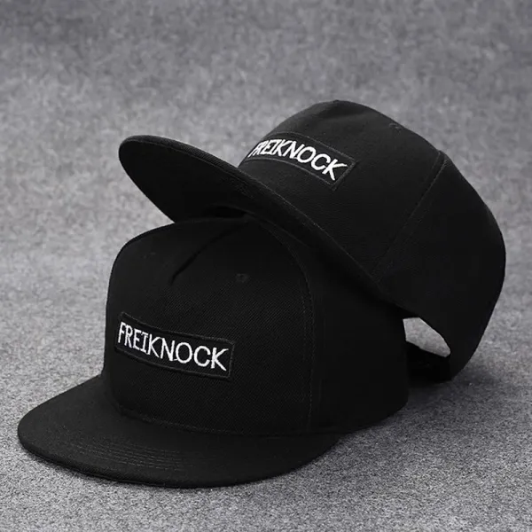 Design Streetwear Snapback Cap with Vintage Patch Print Red/Navy Baseball Cap - 6