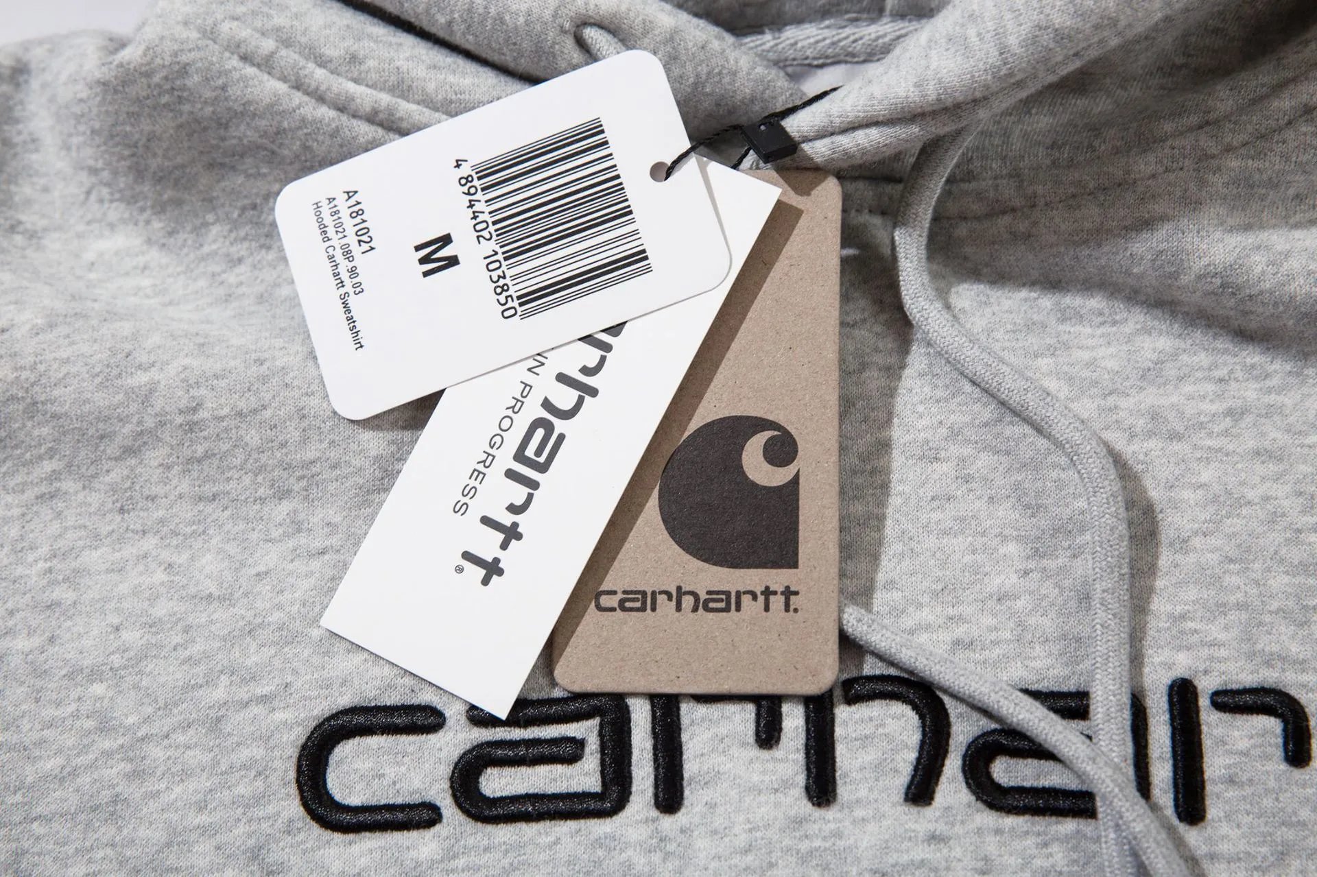 Carhartt WIP Half-Zip Fleece Black Hoodie - 12