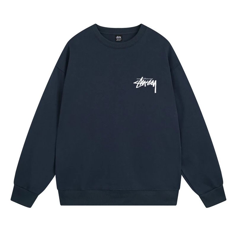 Stüssy Flame Logo Crewneck Sweatshirt Gray - 19