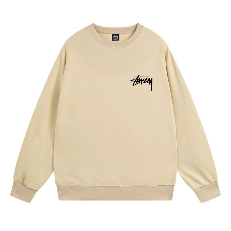 Stüssy Flame Logo Crewneck Sweatshirt Gray - 21