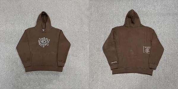 Off-White x Virgil Abloh 'Eye' Hoodie Brown - 1