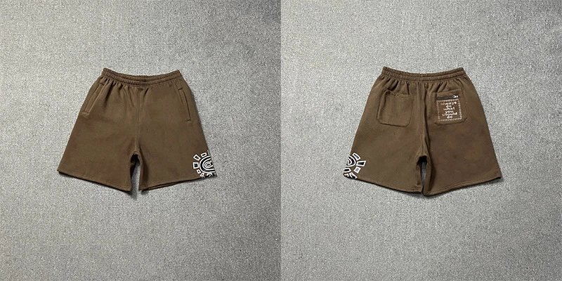 Off-White™ Industrial Shorts Brown - 1
