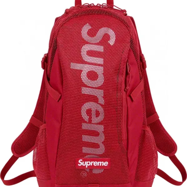 Supreme Mesh Backpack Red - 1