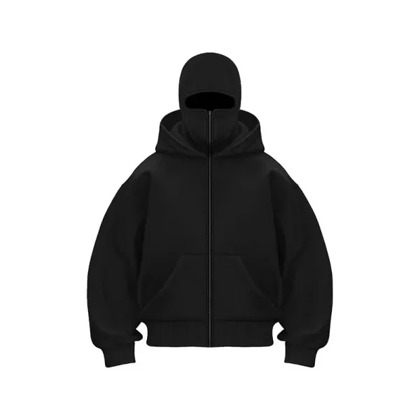 Balenciaga Balaclava Hoodie Black Hoodie - 1