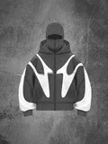 Off-White Diagonal Arrow Hoodie Black and White - 1