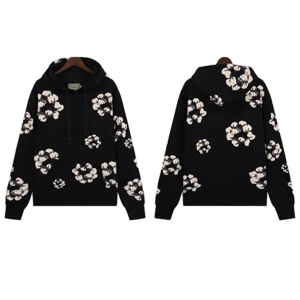Another Country Cotton Wreath Hoodie All-Over Print Sweatshirt - 37