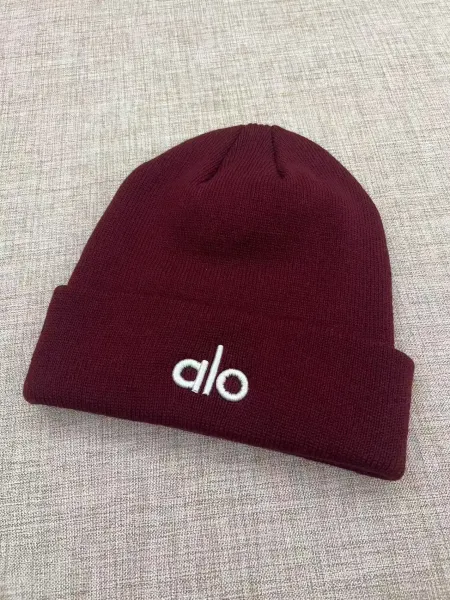 Alo Yoga Beanie White Knit Hat - 8