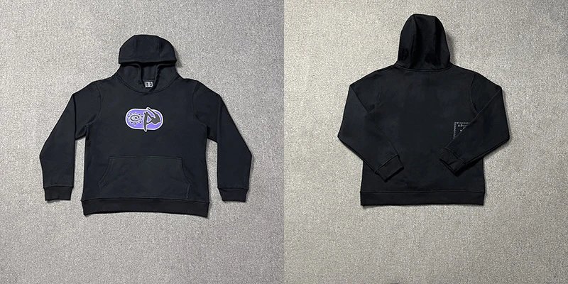 Design Graphic Hoodie Black - 1