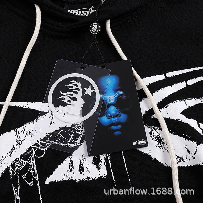 Hellstar Star Flame Black Hoodie - 19