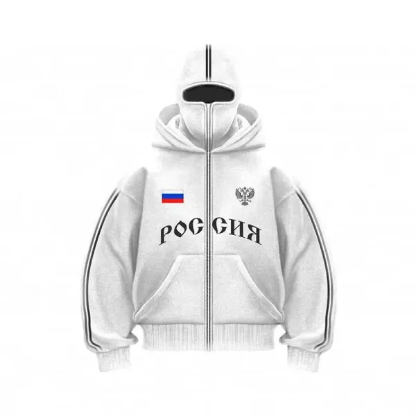 Off-White Diagonal Arrow Hoodie Black and White - 4