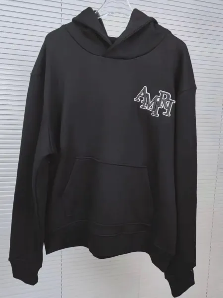 Amiri Angel Hoodie Black - 12