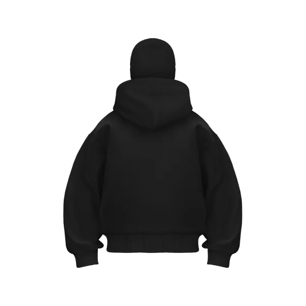 Off-White Diagonal Arrow Hoodie Black and White - 14