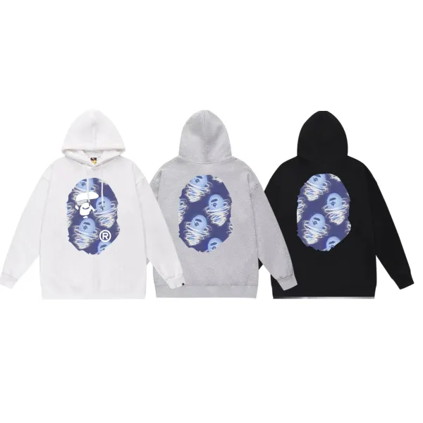 A Bathing Ape ABC Camo Bapesta Hoodie Black - 5