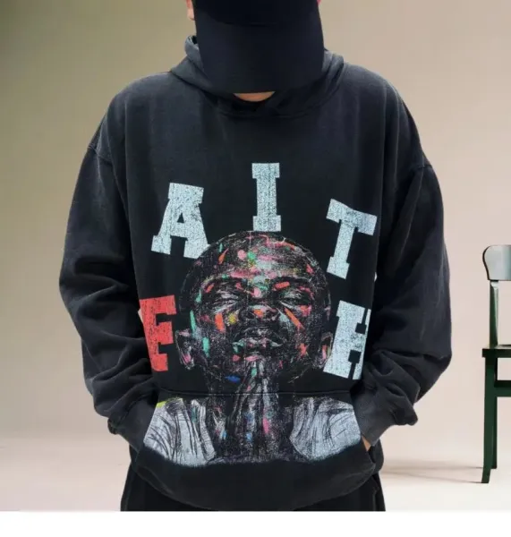 Dead Inside Graphic Hoodie Black - 16
