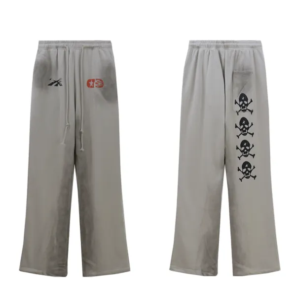 Hellstar Flame Logo Sweatpants Black - 18